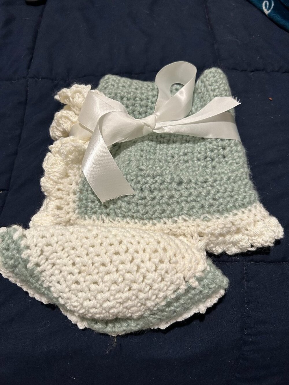 Handmade Baby Pillow and Blanket